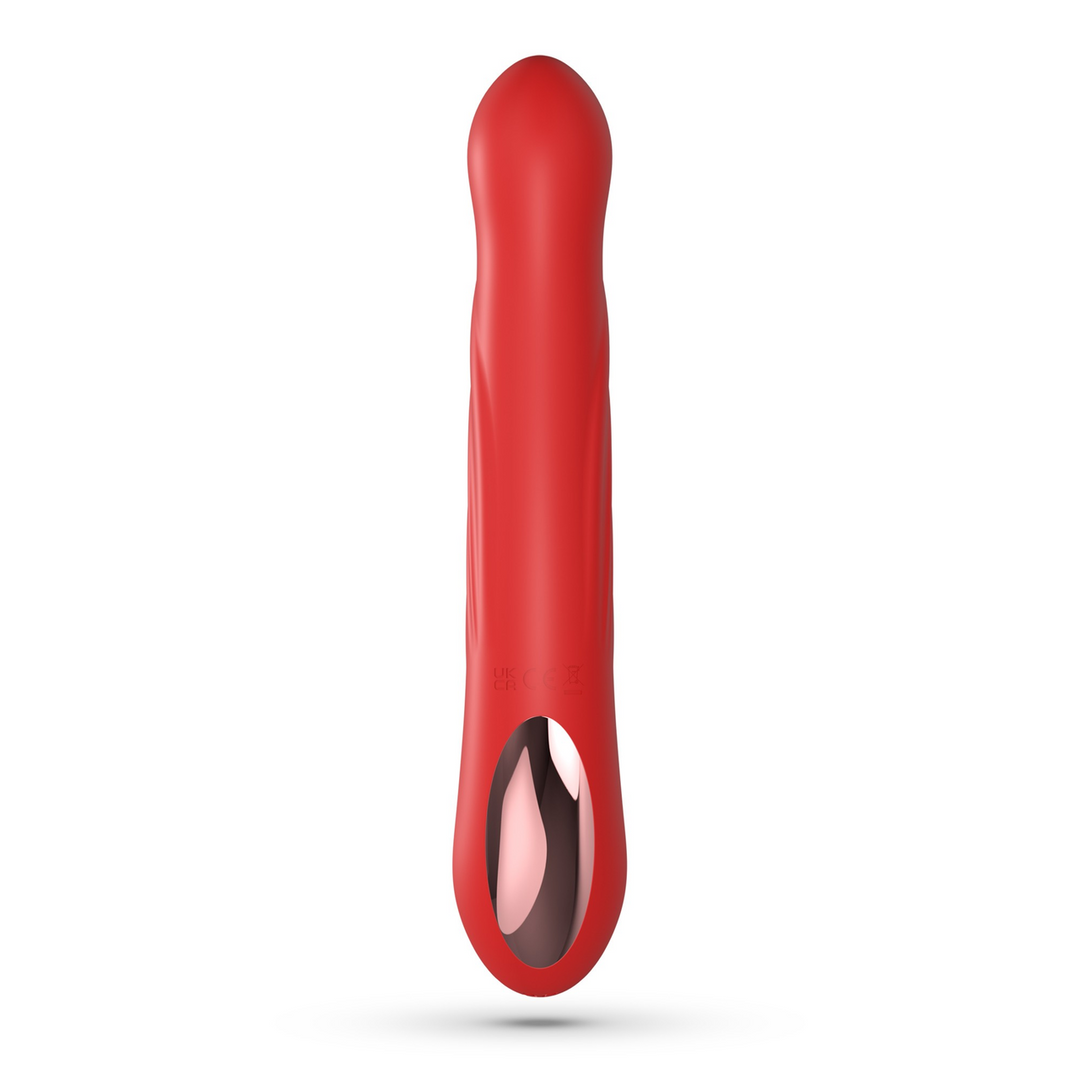 Lapin - Thrusting Rabbit Vibrator - Red - Image 3