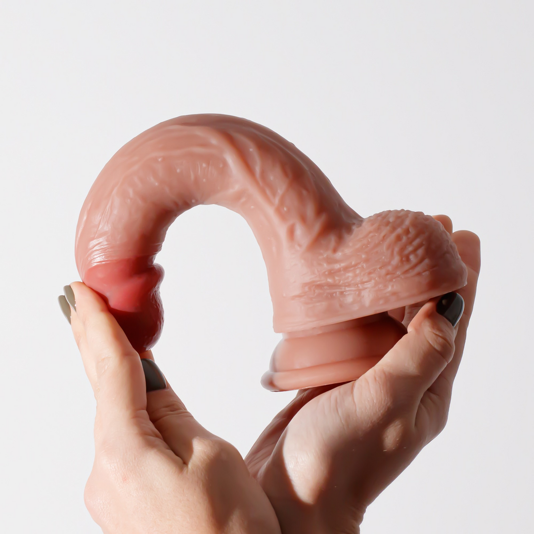 Inviktus - Liquid Silicone Dildo - 8 / 22 cm - Flesh - Image 8