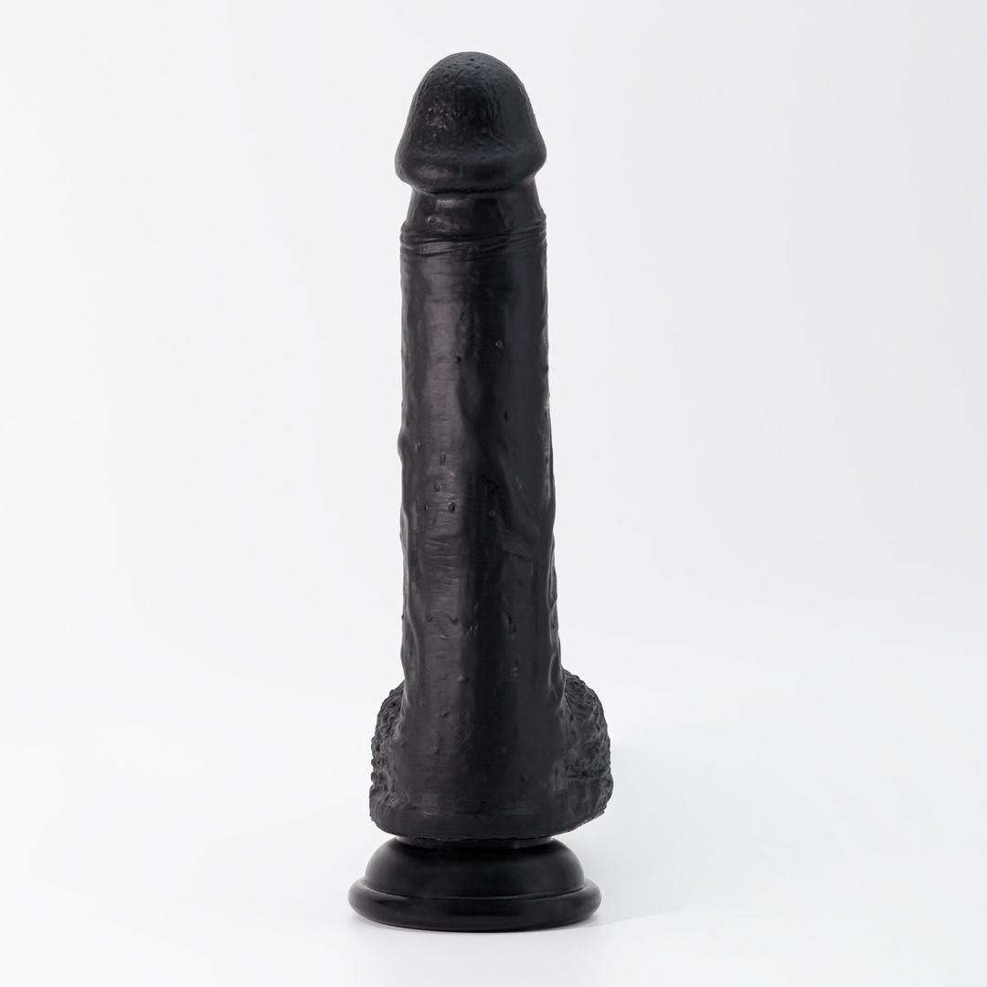 Inviktus - Liquid Silicone Dildo - 8 / 22 cm - Black - Image 3