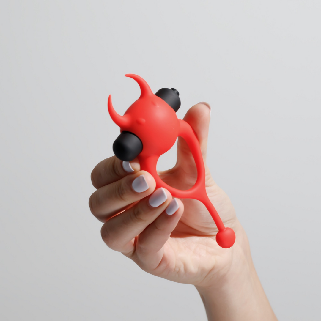 Daemon - Vibrating Cockring - Red - Image 8