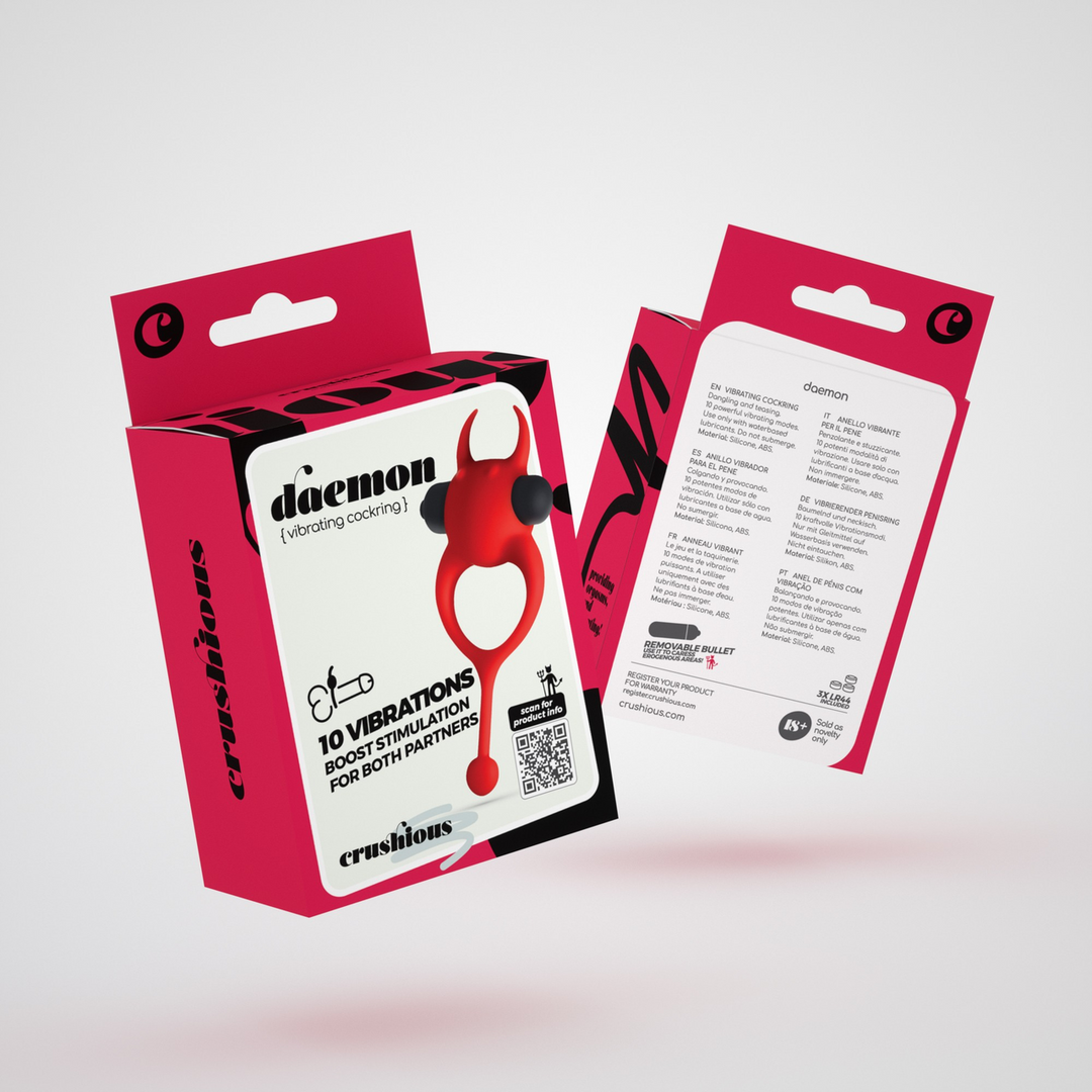 Daemon - Vibrating Cockring - Red - Image 2