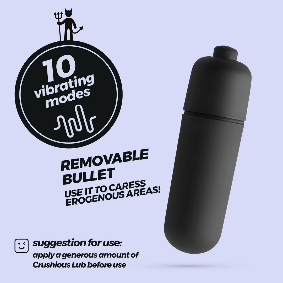 O-Pet Devil - Vibrating Bullet - Black - Image 6