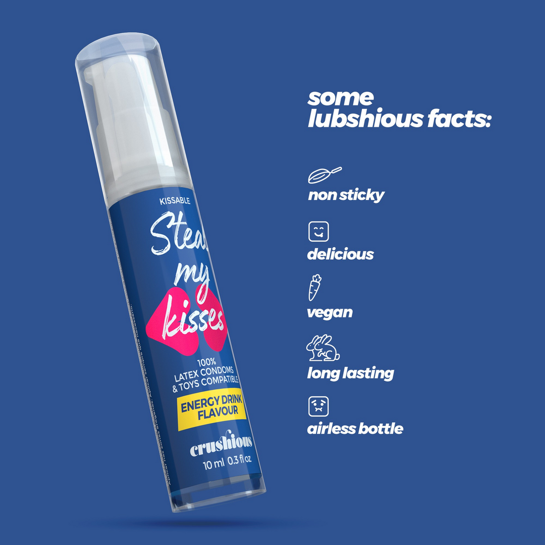 Steal My Kisses - Lubricant - Energy Drink Flavour - 0.3 fl oz / 10 ml - Image 5