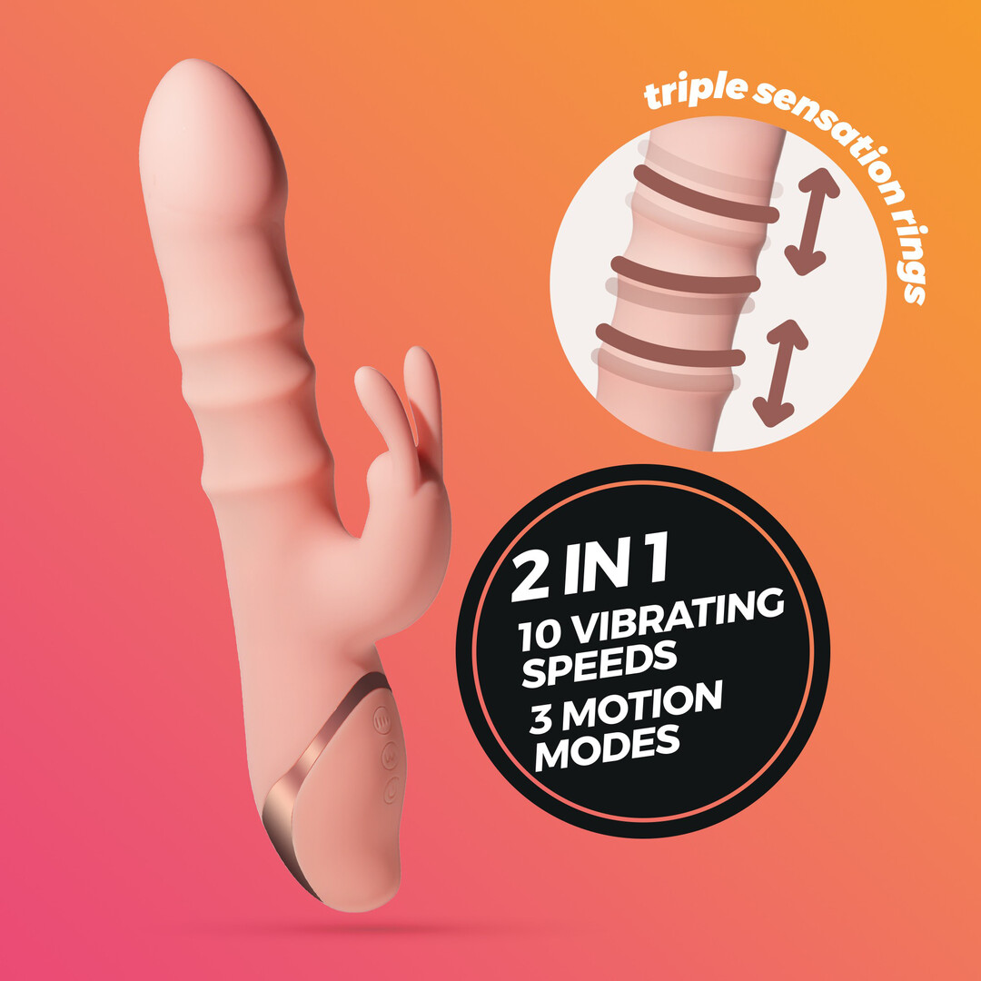 Ringlord - Ring Rabbit Vibrator - Pink - Image 6