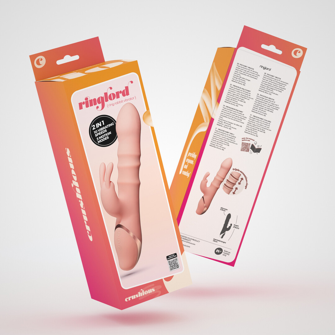 Ringlord - Ring Rabbit Vibrator - Pink - Image 2