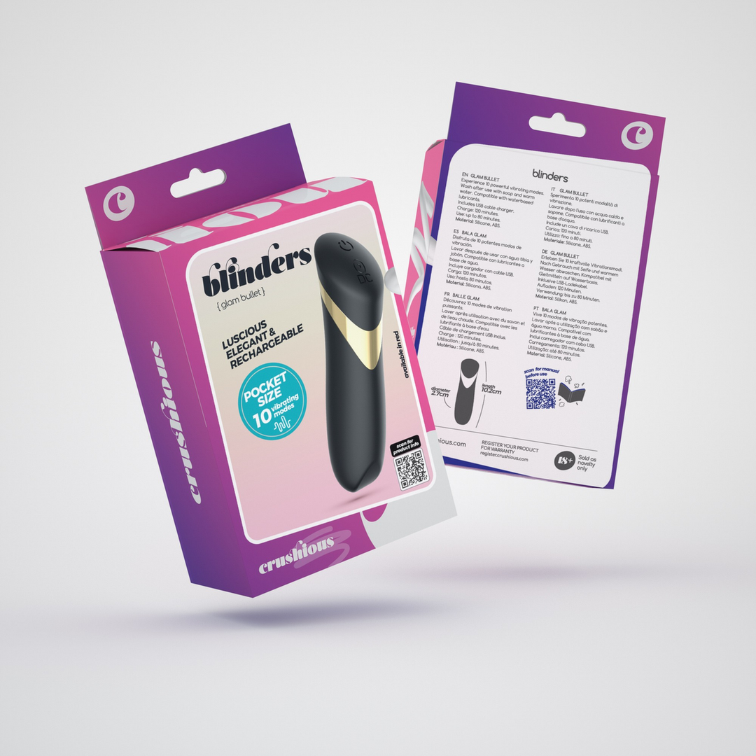 Blinders - Rechargeable Vibrating Bullet - Black - Image 2