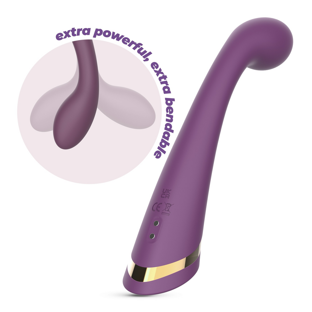 Midas - Bendable G-Spot Stimulator - Purple - Image 7