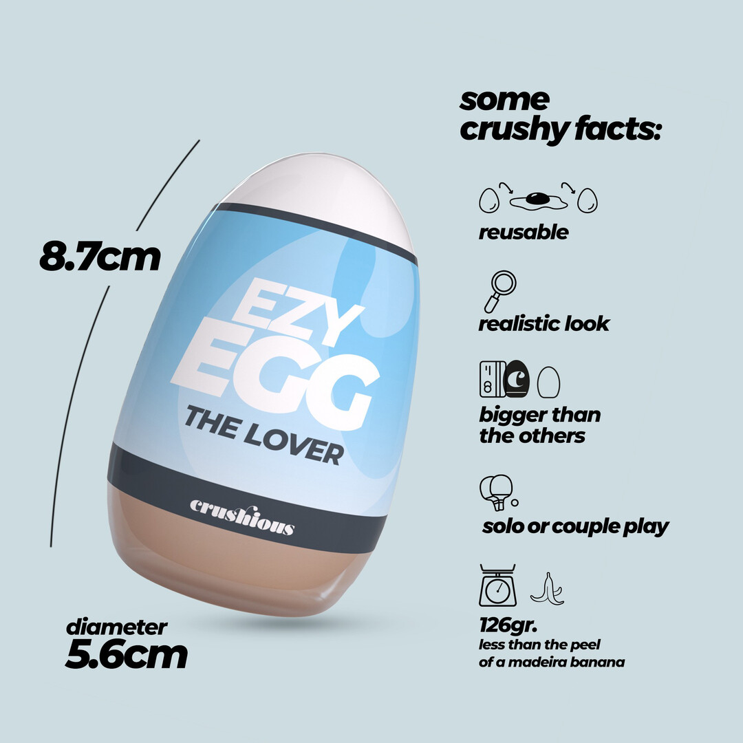 Ezy Egg - Masturbator Egg - The Lover - Blue - Image 8