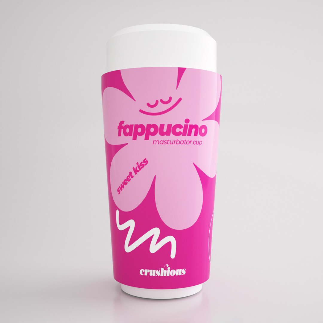 Fappucino Sweet Kiss - Oral Masturbator Cup - Pink - Image 2