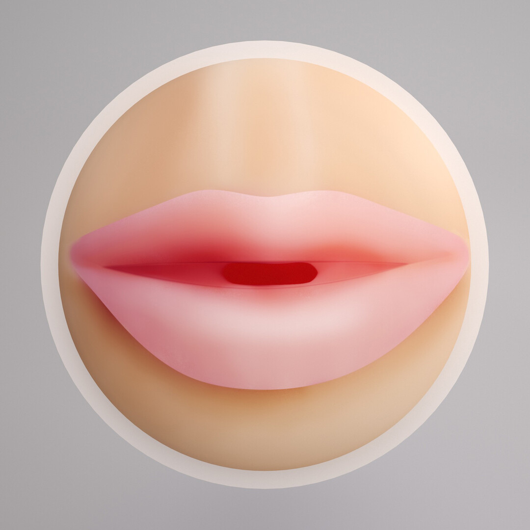 Fappucino Sweet Kiss - Oral Masturbator Cup - Pink - Image 5