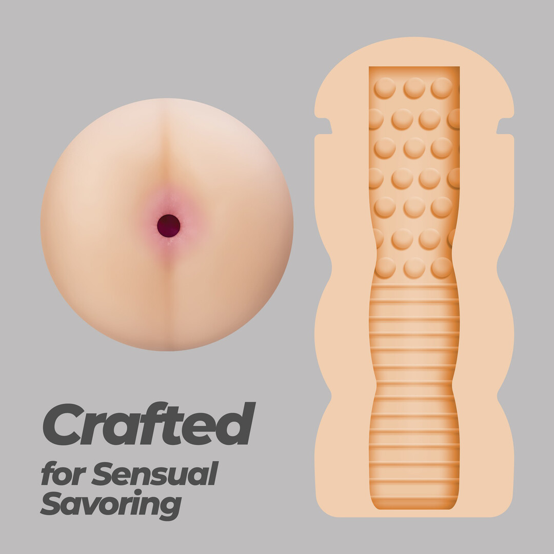 Fappucino Hot Buns - Anal Masturbator Cup - Purple - Image 6