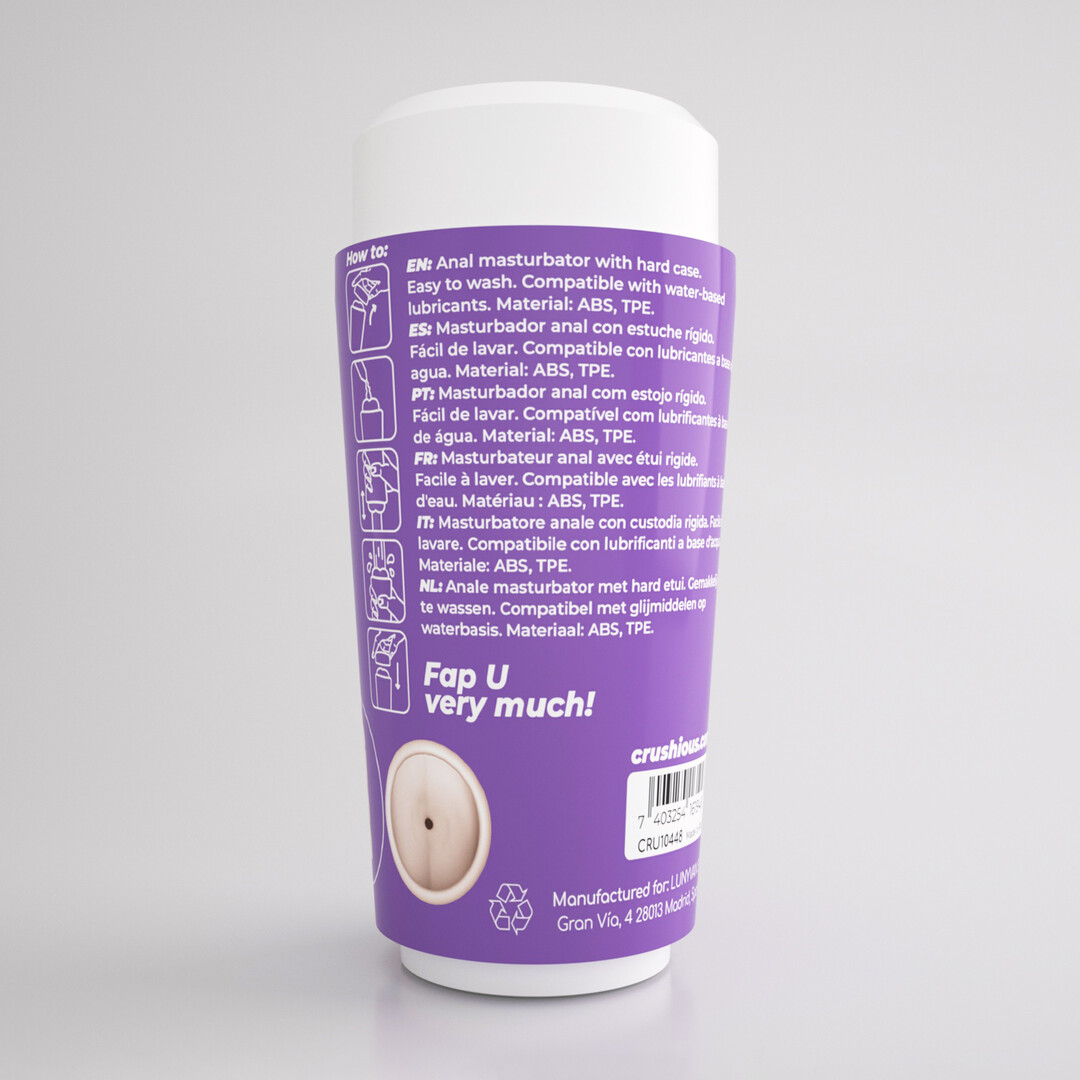 Fappucino Hot Buns - Anal Masturbator Cup - Purple - Image 3