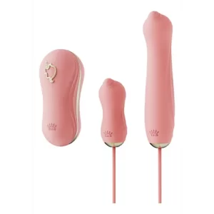 UNICORN Vibratrion & Thrusting Set - Pink