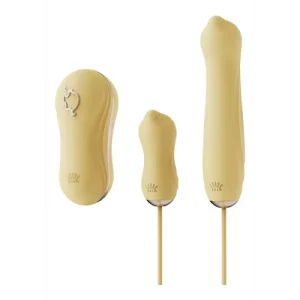 UNICORN Vibratrion & Thrusting Set - Yellow
