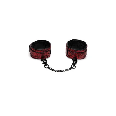 Sweet Anticipation Ankle Cuffs - Red