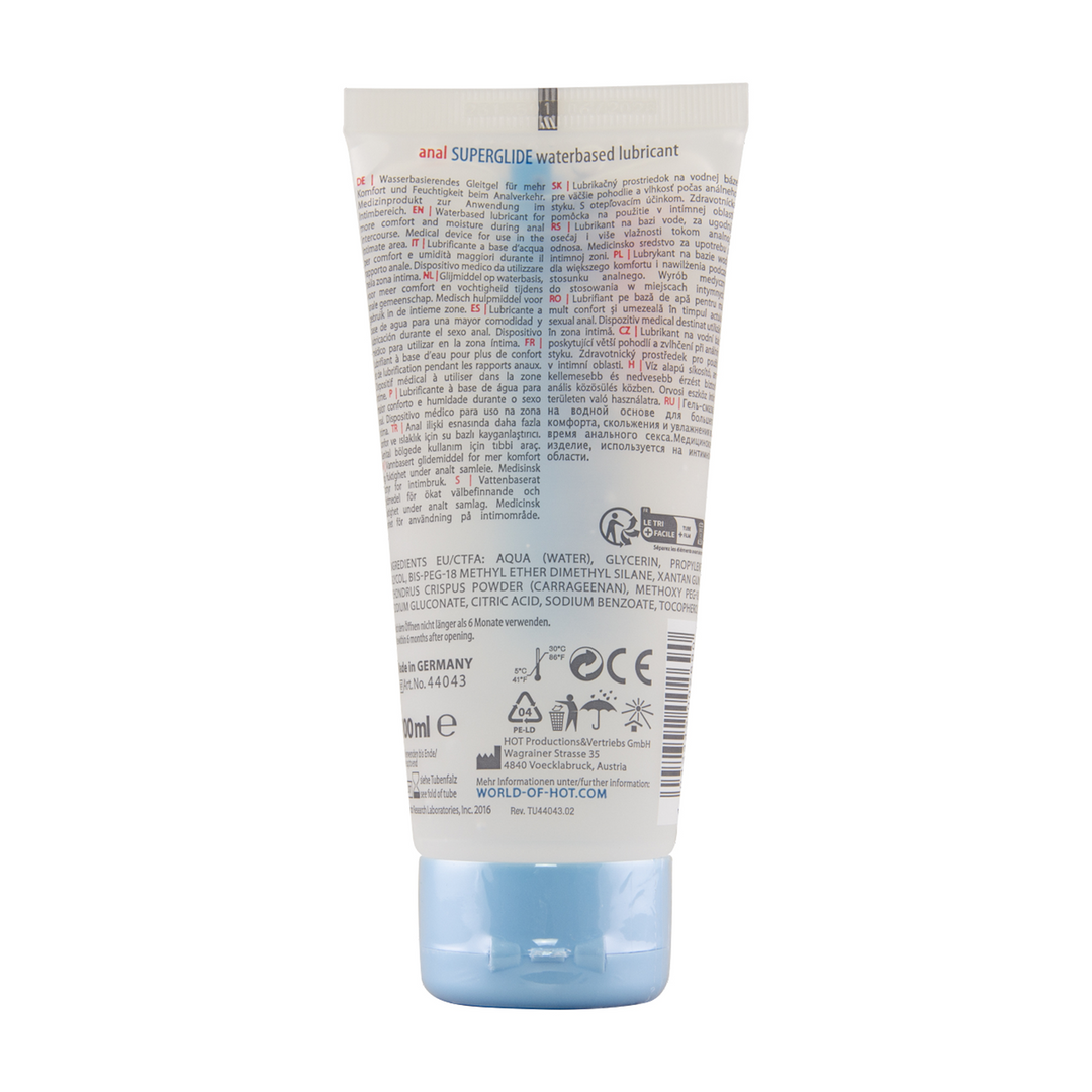 Anal Superglide Liquid Pleasure - Waterbased Lubricant - 3 fl oz / 100 ml - Image 2