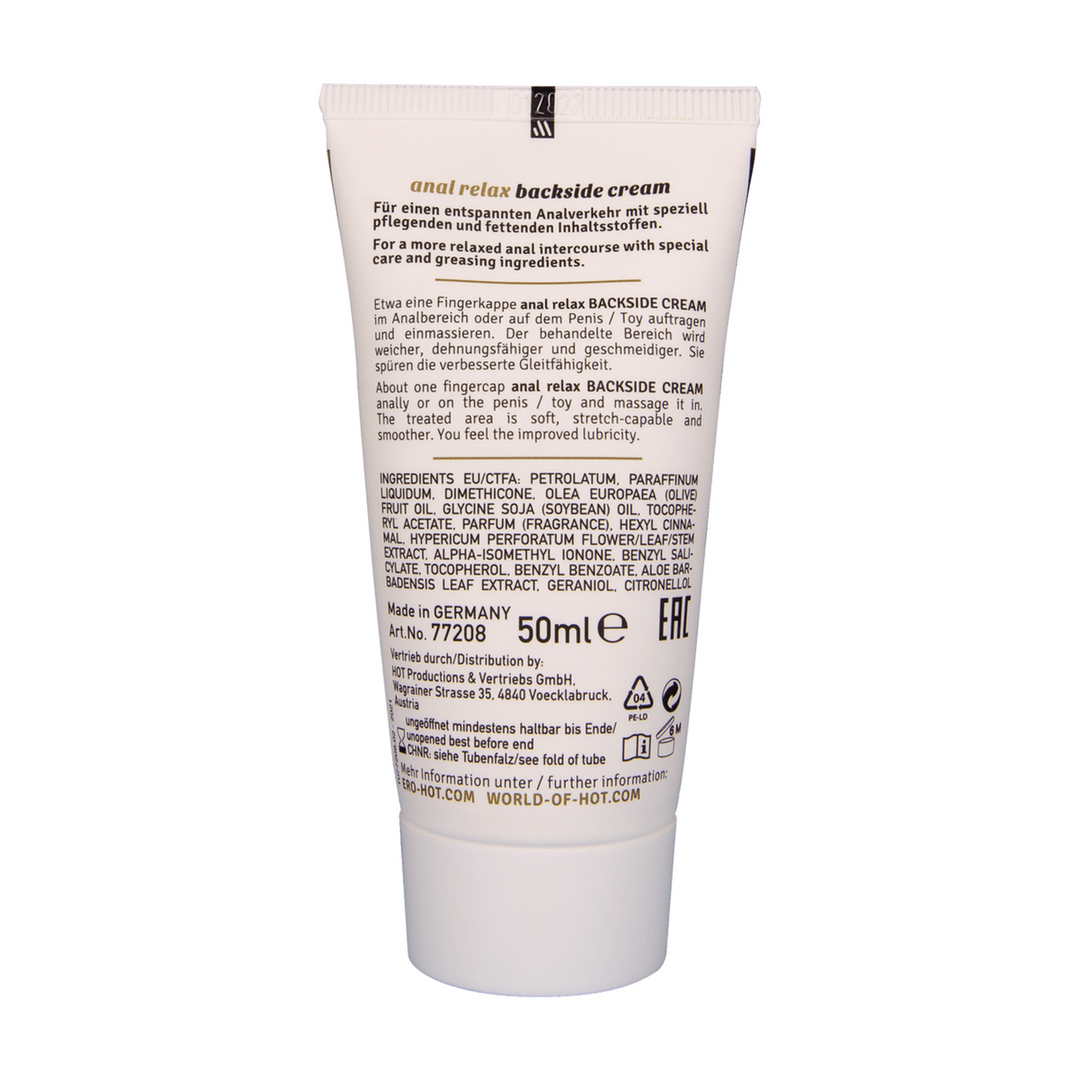 Backside - Anal Relax Cream - 2 fl oz / 50 ml - Image 3