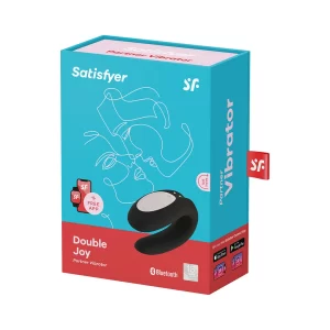Double Joy Partner Vibrator - Black