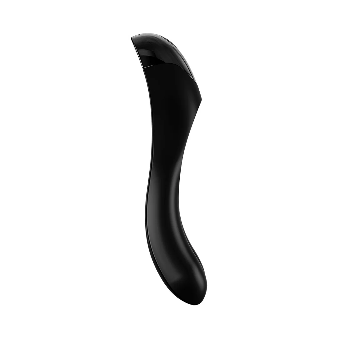 Candy Cane Finger Vibrator - Black