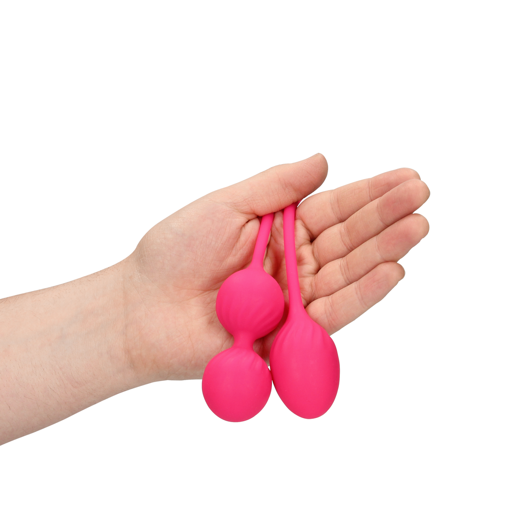 2 Piece Thumping Kegel Ball Set - Wild Strawberry - Image 9