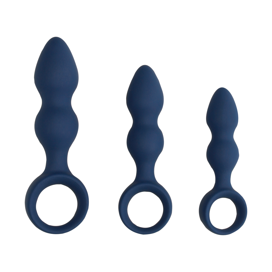 Teardrop Shaped Anal Plug - Small - Baltic Blue - Image 8