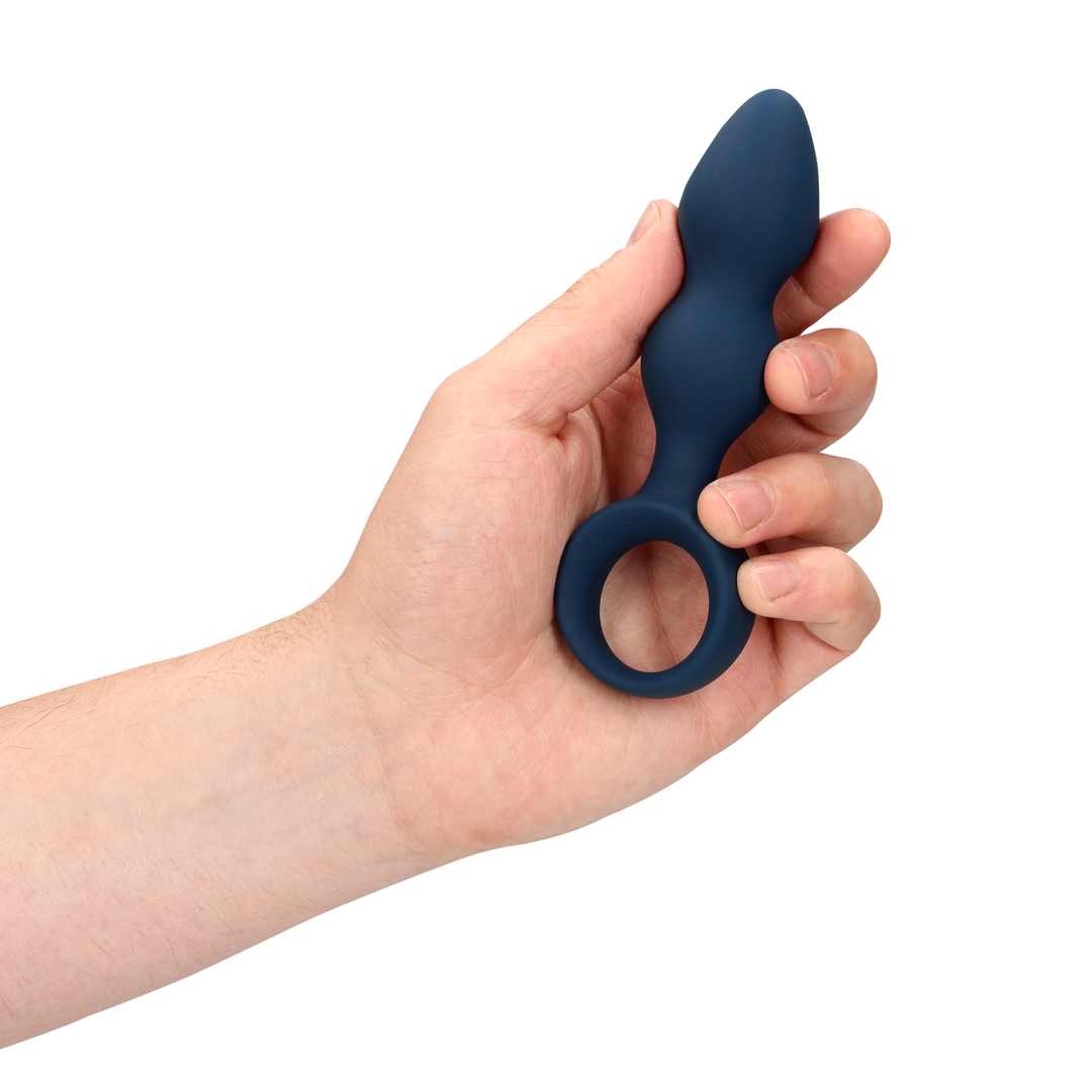 Teardrop Shaped Anal Plug - Small - Baltic Blue - Image 10