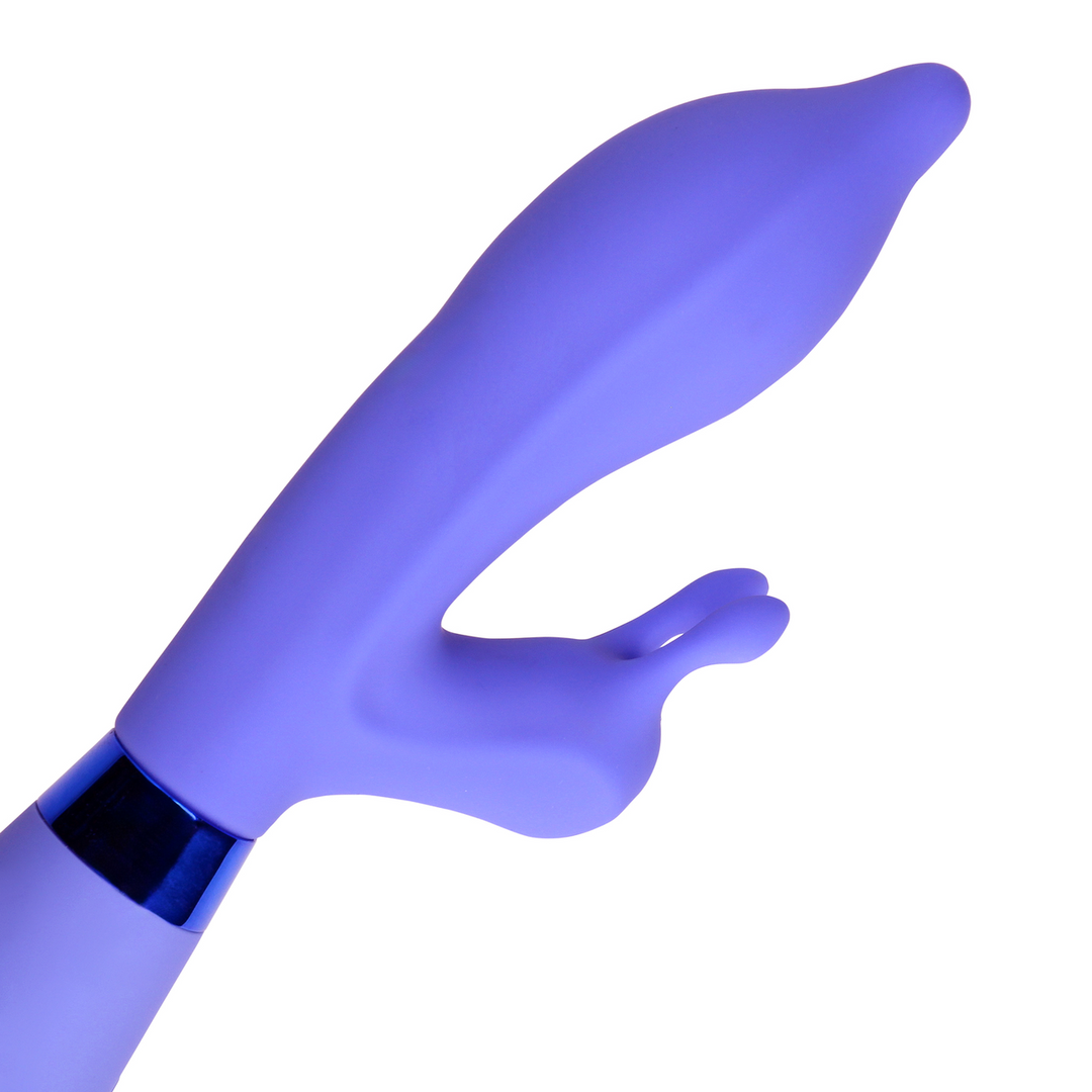 Silicone Pointed Rabbit Vibrator - Protanopia - Image 9