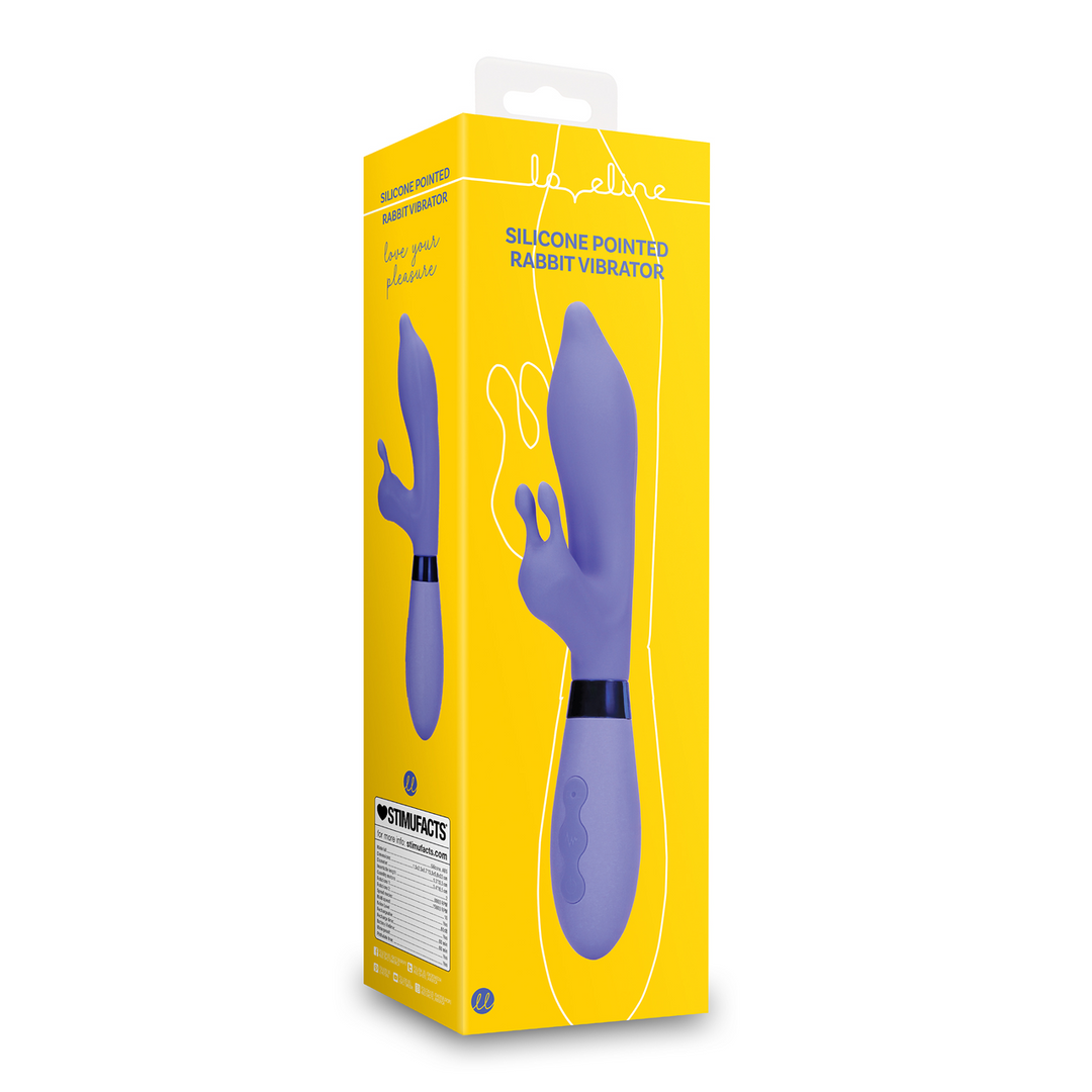 Silicone Pointed Rabbit Vibrator - Protanopia - Image 2