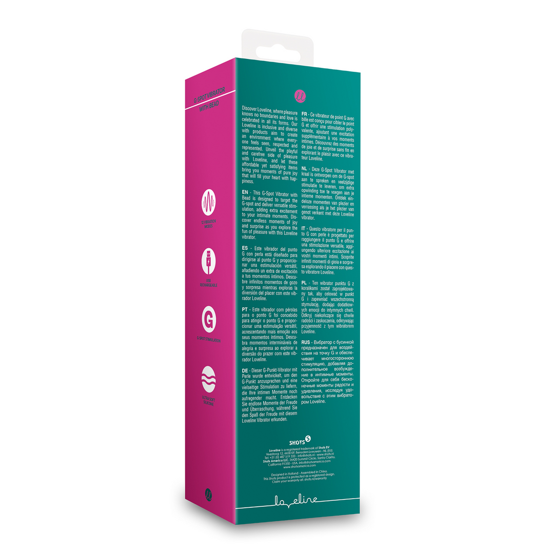 G-Spot Vibrator with Bead - Blue Grass - Image 3