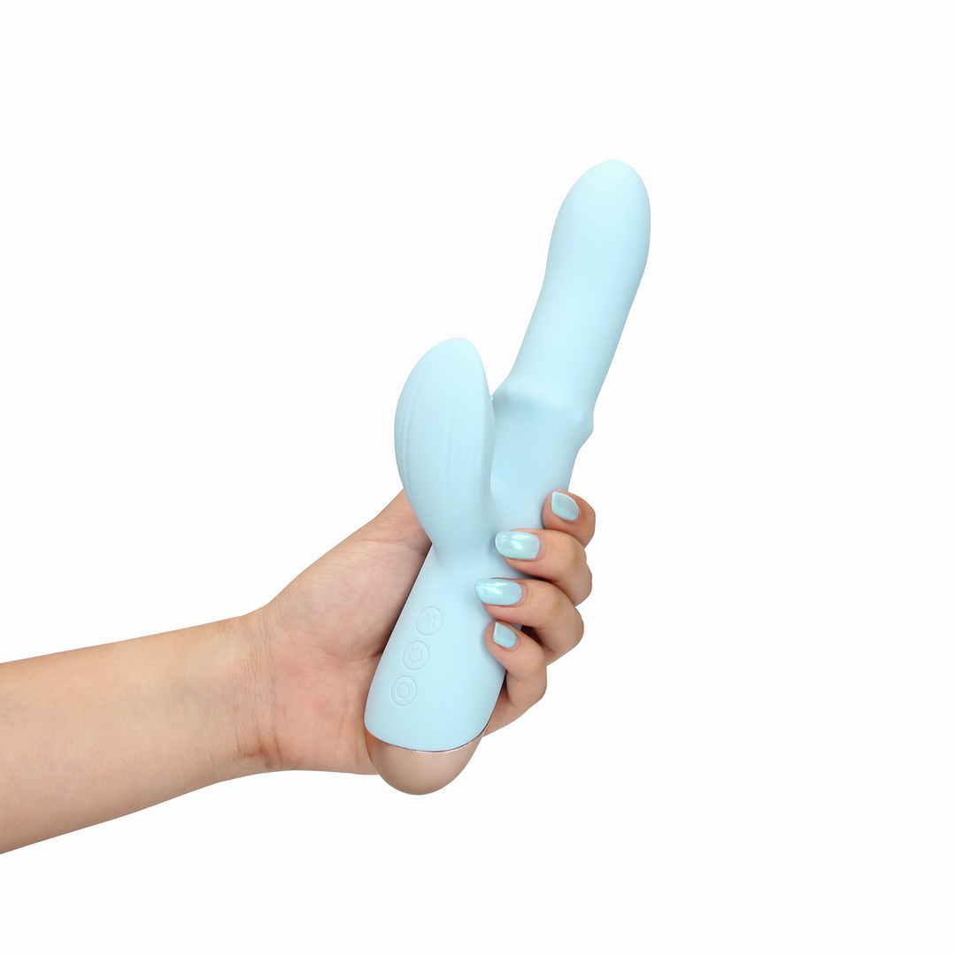Pulse Wave and Up-and-Down Moving Ring Vibrator - Arctic Blue - Image 10