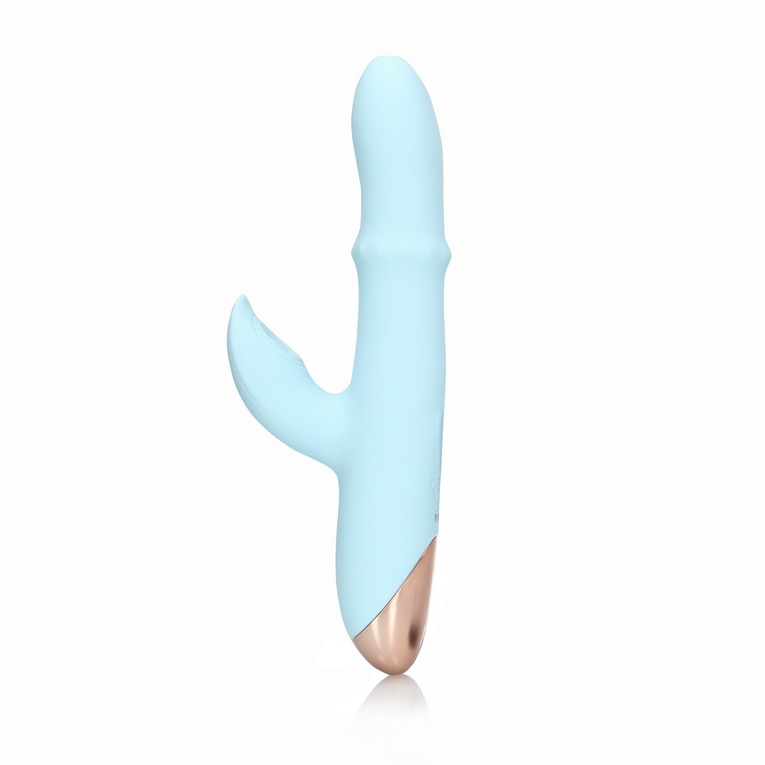 Pulse Wave and Up-and-Down Moving Ring Vibrator - Arctic Blue - Image 6