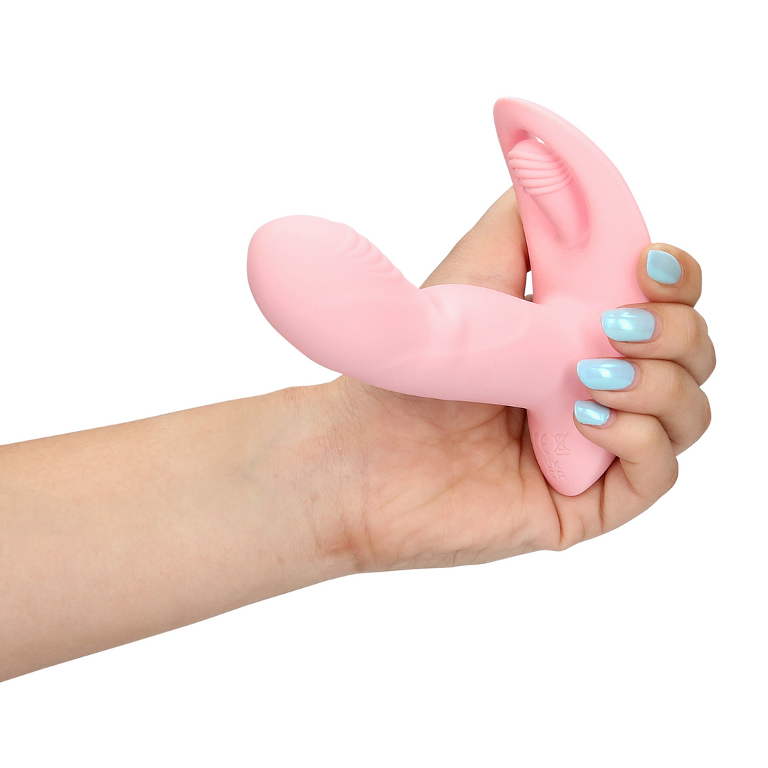 Wearable Fingering Motion Vibrator with Remote Control - Cherry Chiffon - Image 12