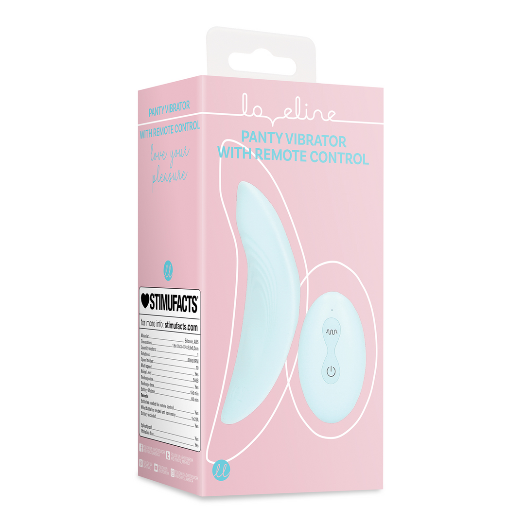Panty Vibrator with Remote Control - Arctic Blue - Image 2