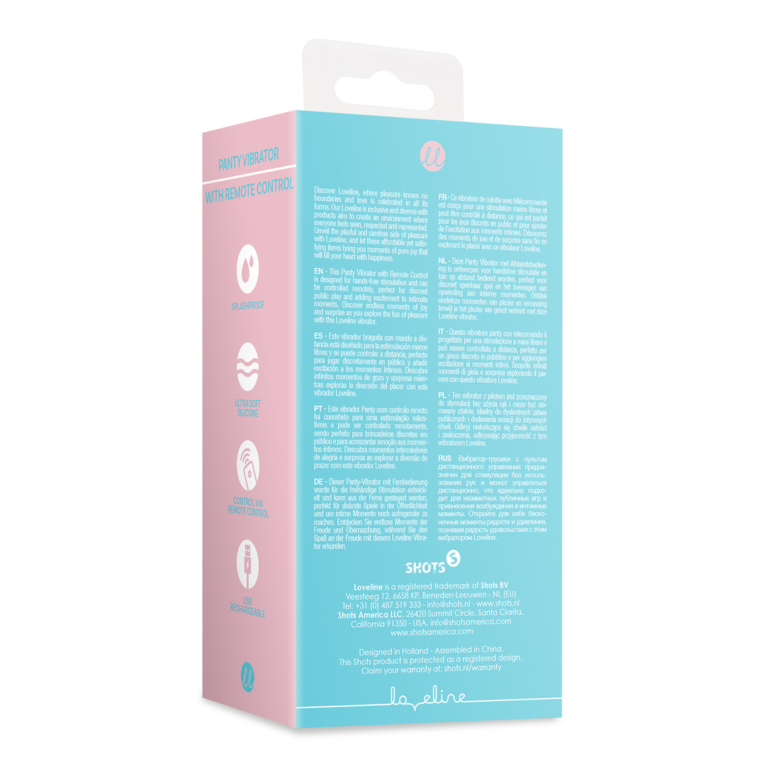 Panty Vibrator with Remote Control - Arctic Blue - Image 3