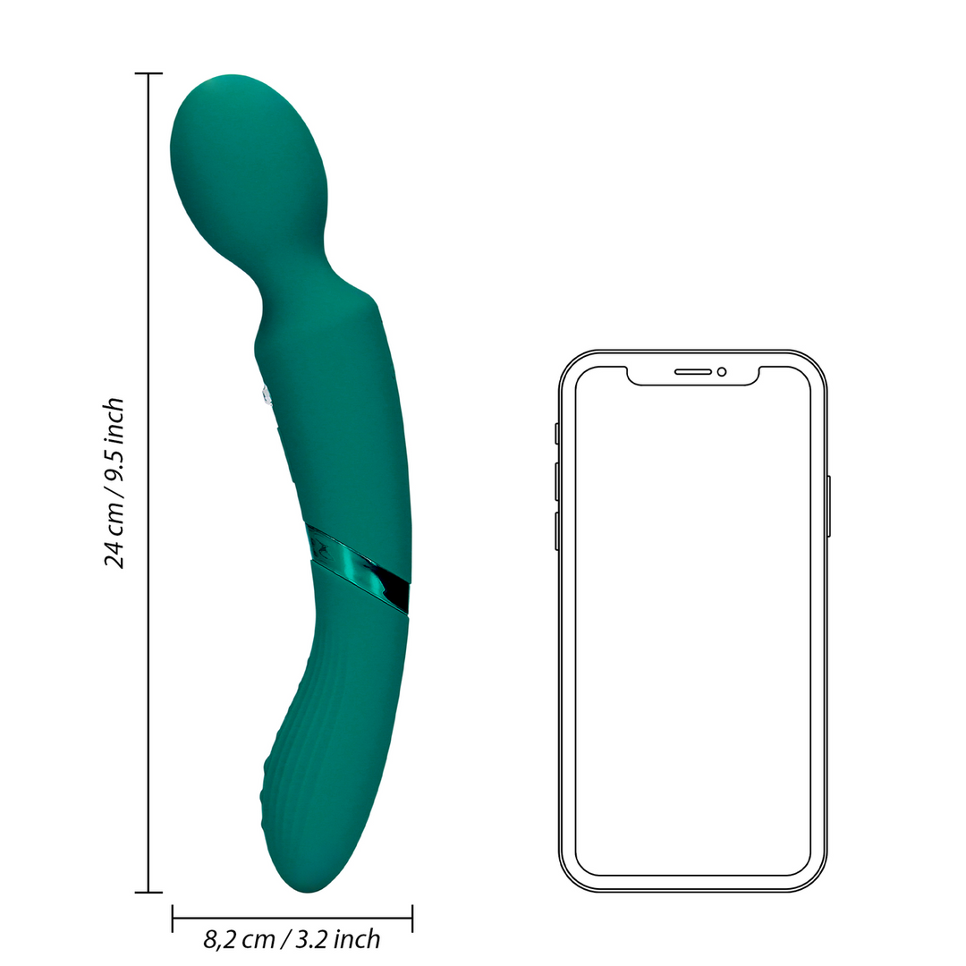 Double-Sided Vibrating Wand - Green Gable - Image 11