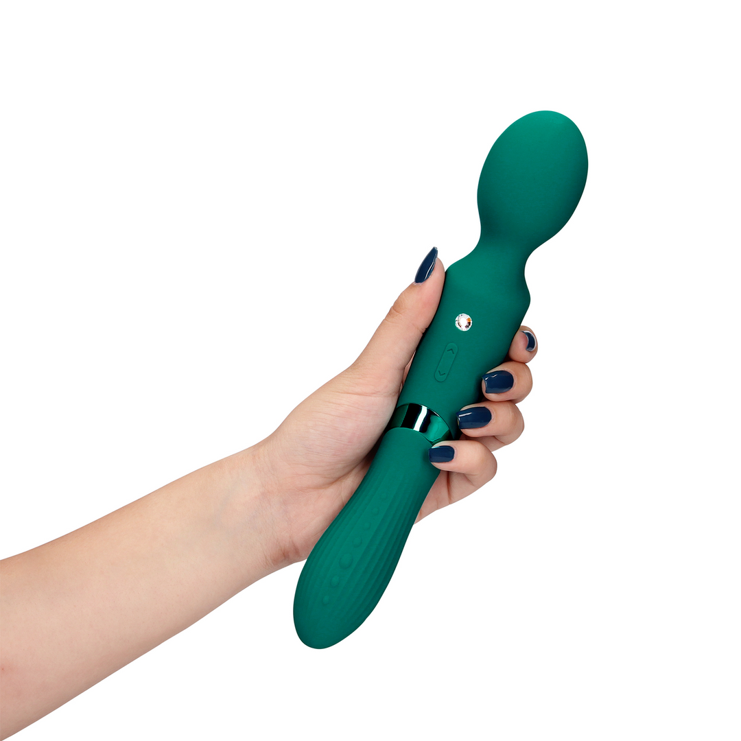 Double-Sided Vibrating Wand - Green Gable - Image 12