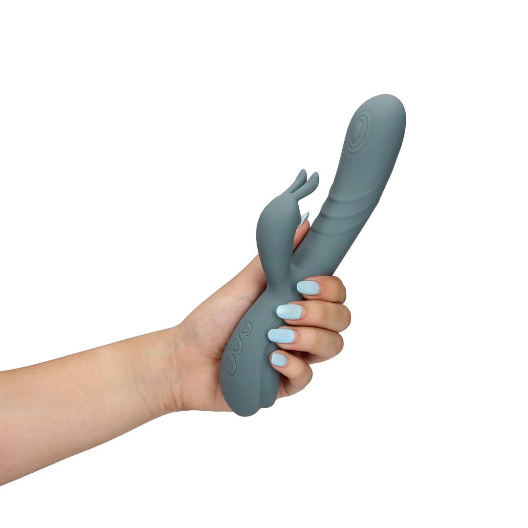 Fingering Motion Rabbit Vibrator - Weathervane Grey - Image 11