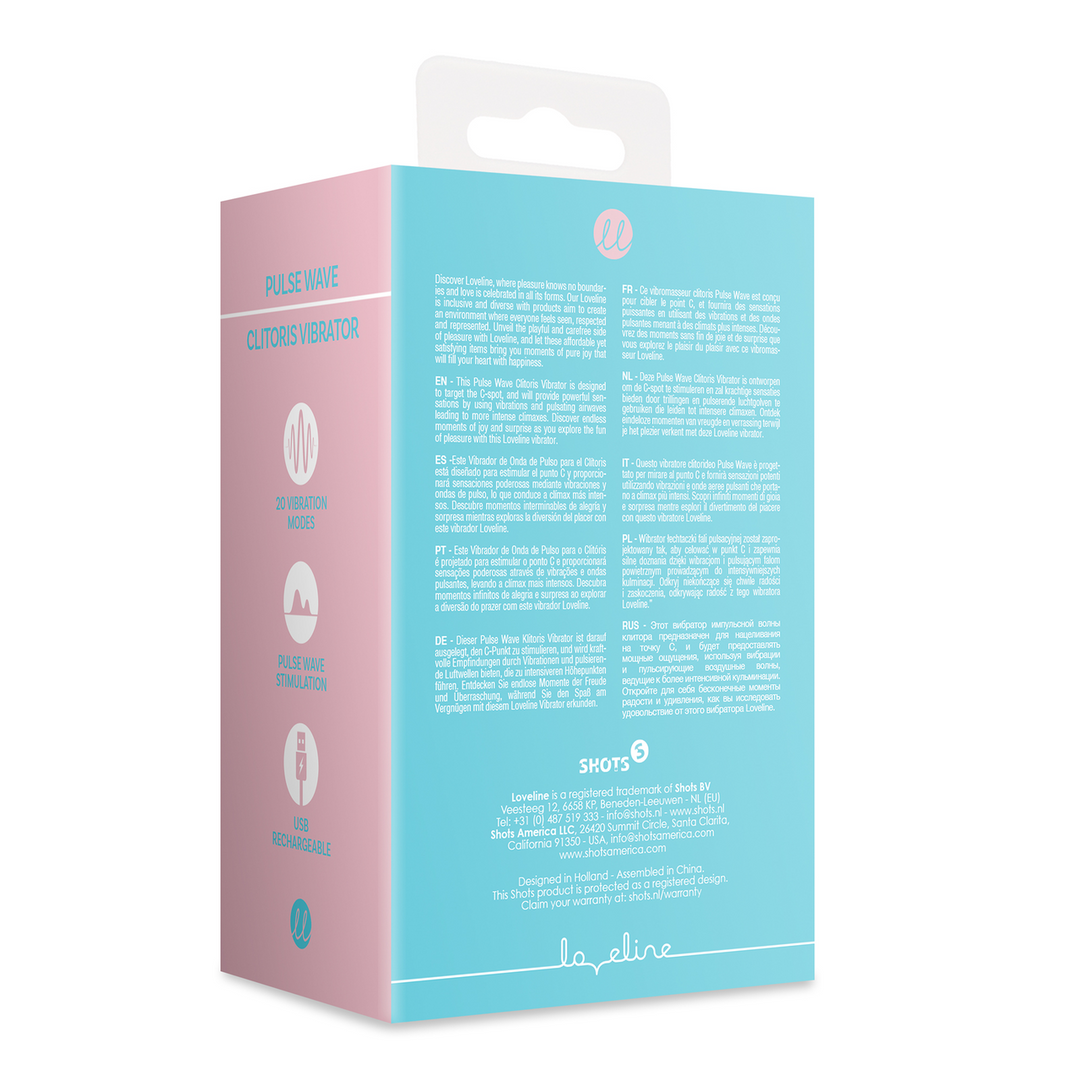 Pulse Wave Clitoris Vibrator - Arctic Blue - Image 3