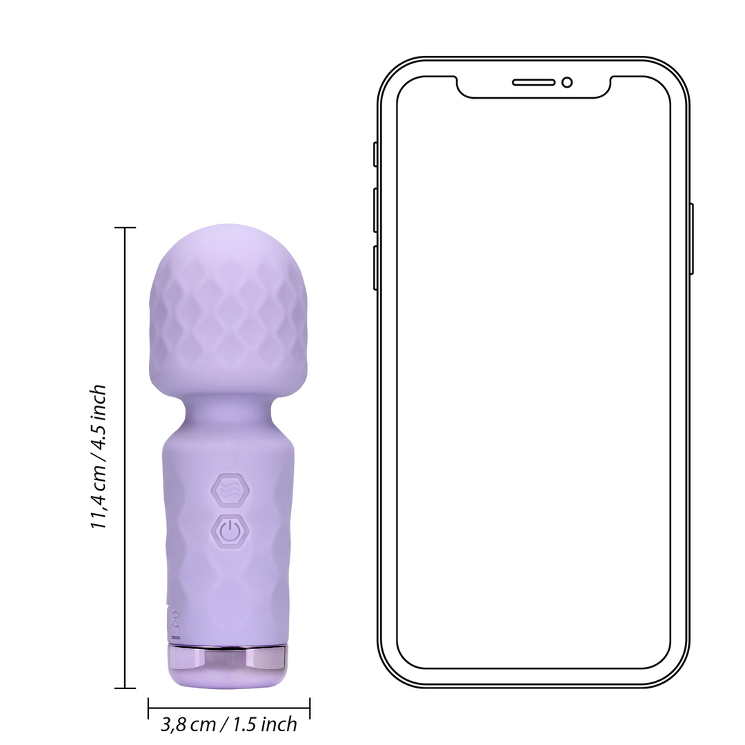 Mini Wand Vibrator - Night Magic - Image 9