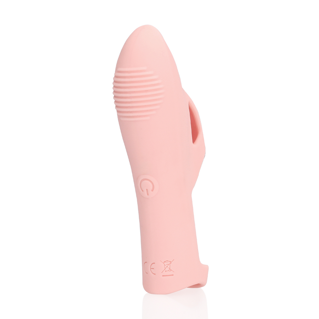 Silicone Finger Vibrator - Touch of Pink - Image 5