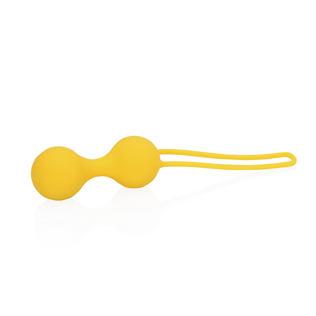 Kegel Ball Exercise Set - Lemonade Yellow - Image 5