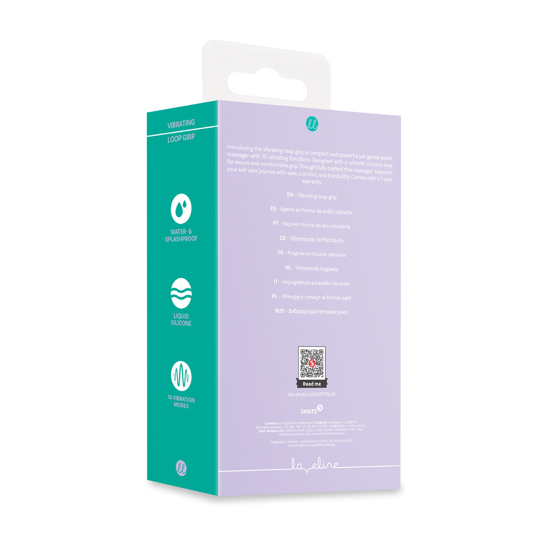 Vibrating Loop Grip - Lavender - Image 3