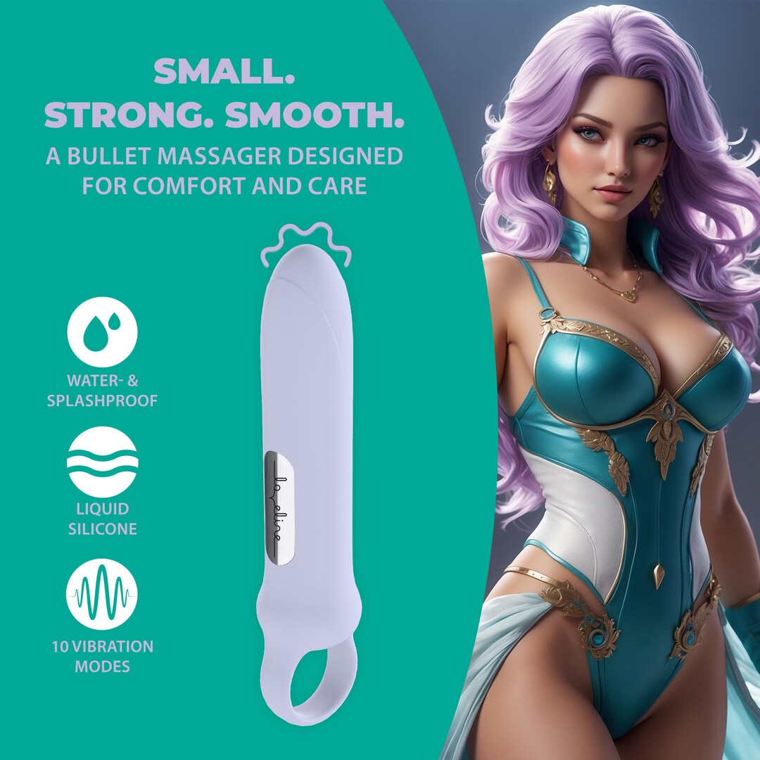 Vibrating Loop Grip - Lavender - Image 5