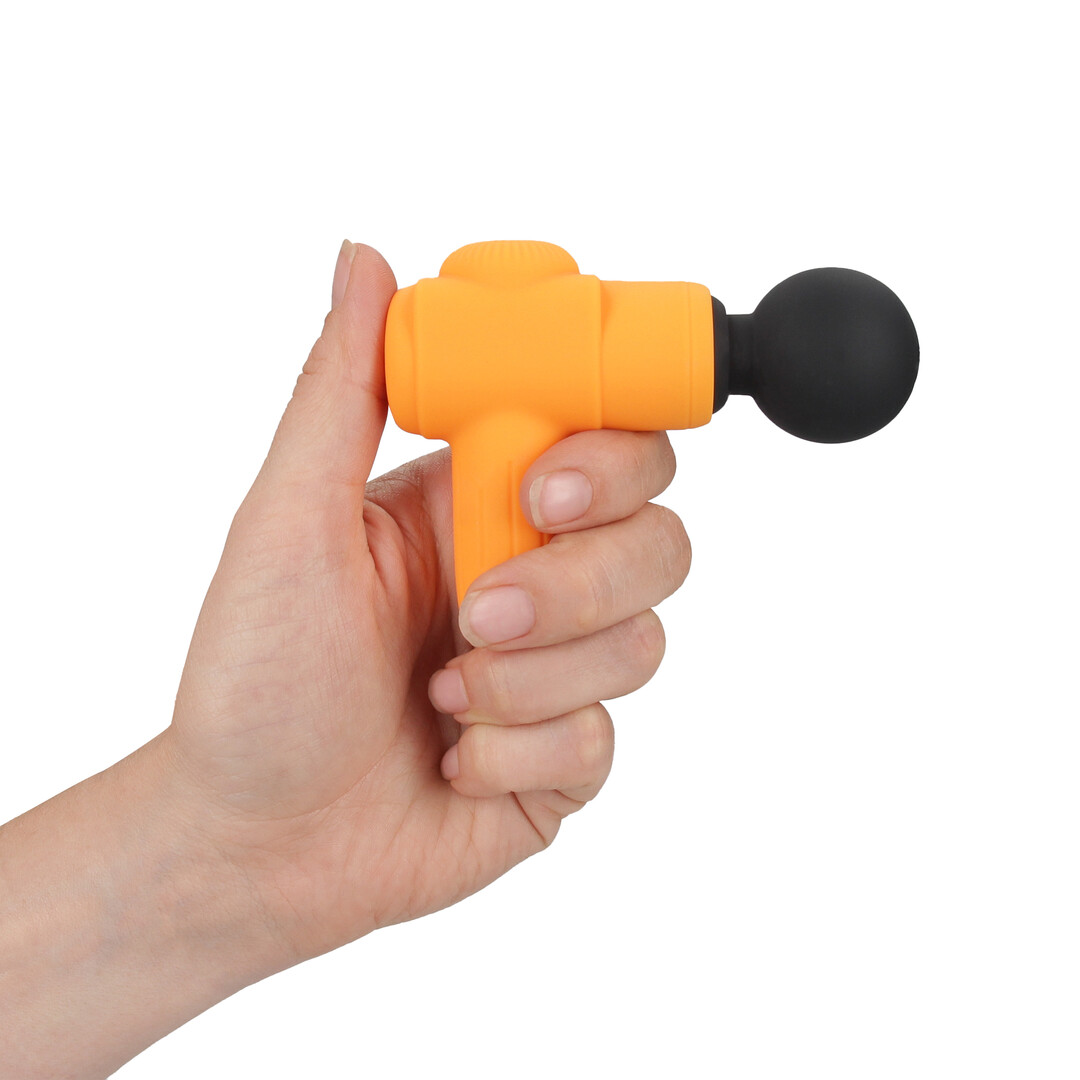 Mini Rechargable Microboost Massager - Orange - Image 7