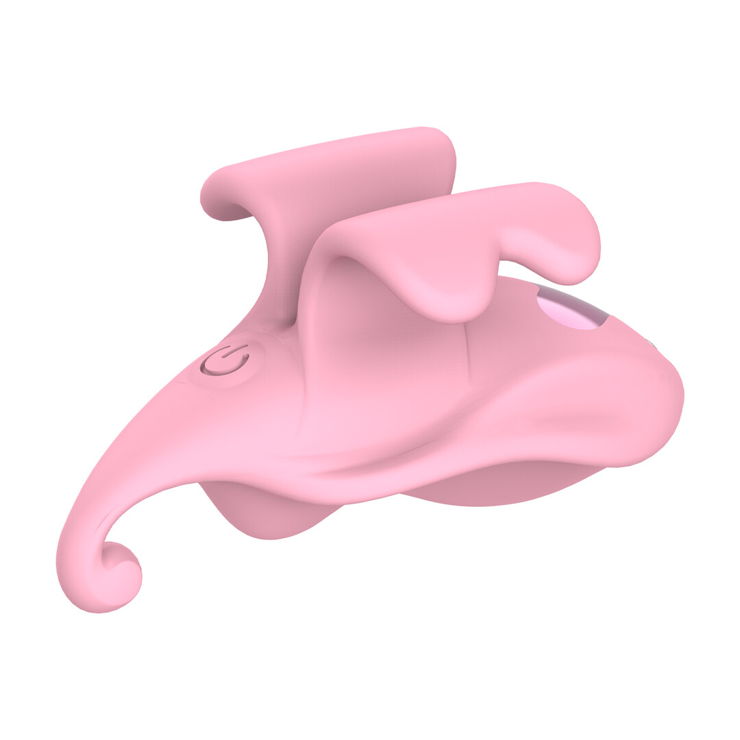 Finger Dual Vibrator - Pink - Image 4