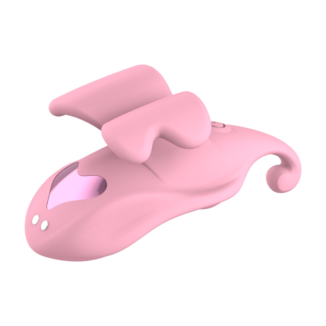 Finger Dual Vibrator - Pink - Image 5