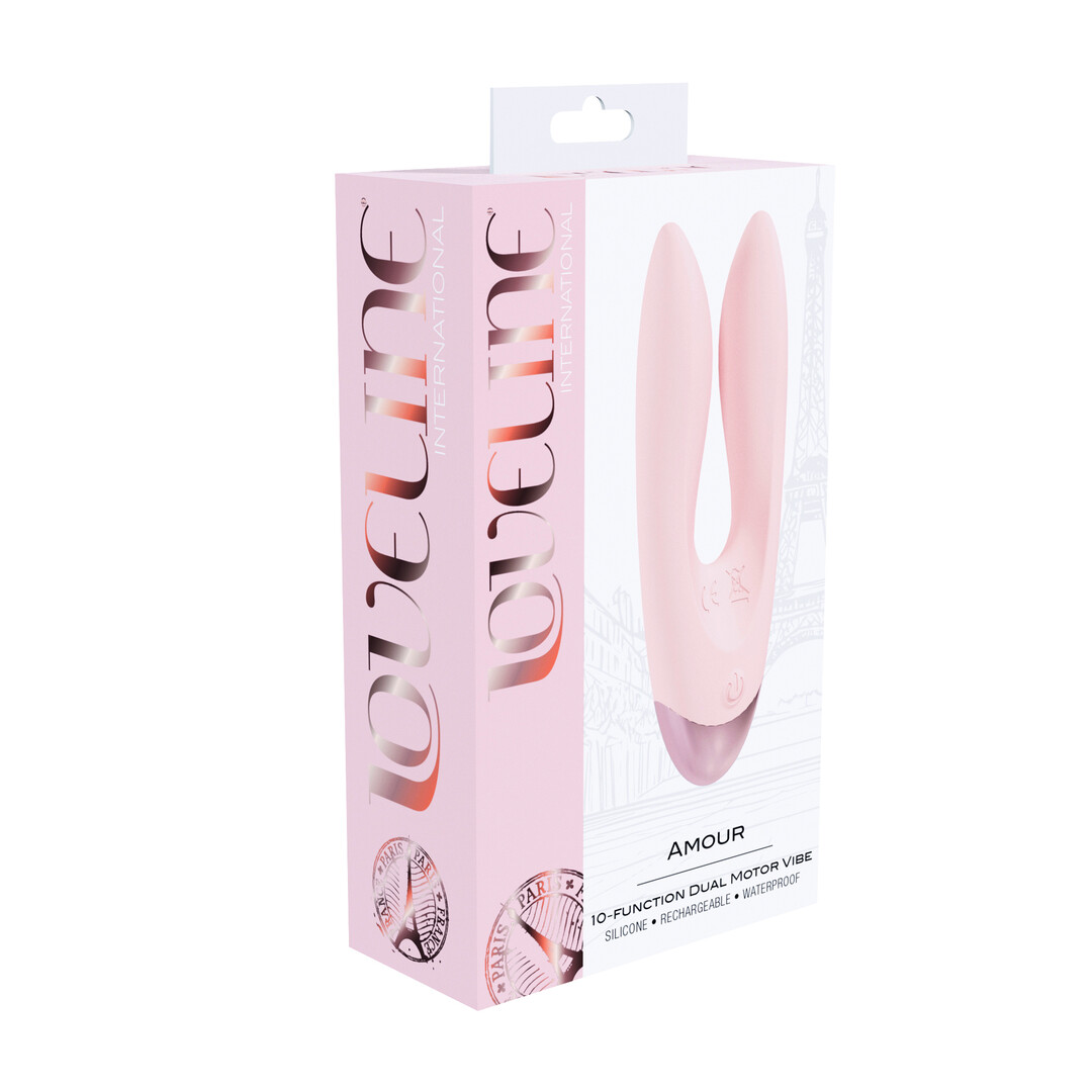 Amour - Dual Motor Vibe - Pink - Image 2