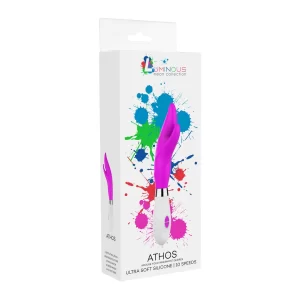 Athos - Ultra Soft Silicone - 10 Speeds - Fuchsia - fuchsia