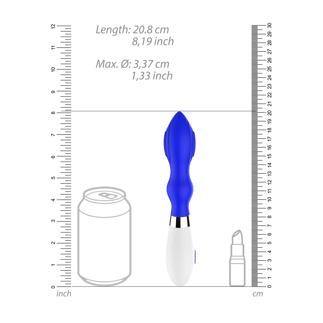 Astraea - Vibrator and Clitoris Stimulator - Royal Blue - Image 6