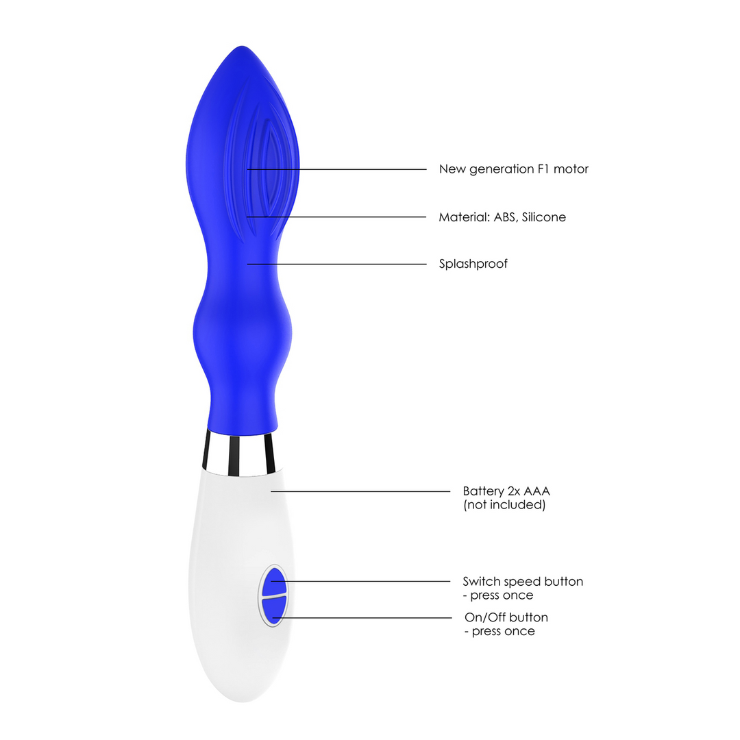 Astraea - Vibrator and Clitoris Stimulator - Royal Blue - Image 7